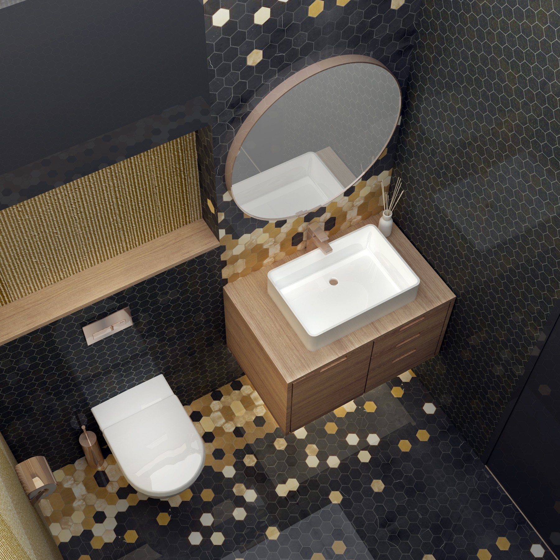 Łazienka w Palos Verdes Estates